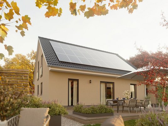 Flair 148 Einfamilienhaus mit Gartenblick Energieeffizientes Einfamilienhaus Flair 148 mit großzügigem Gartenbereich