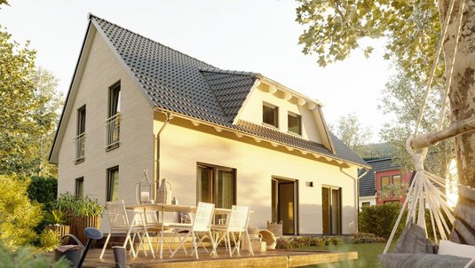 Modernes Einfamilienhaus mit gepflegtem Garten symbolisiert sichere Grundstücksprüfung und Baulastbewertung in Aachen, Düren und NRW