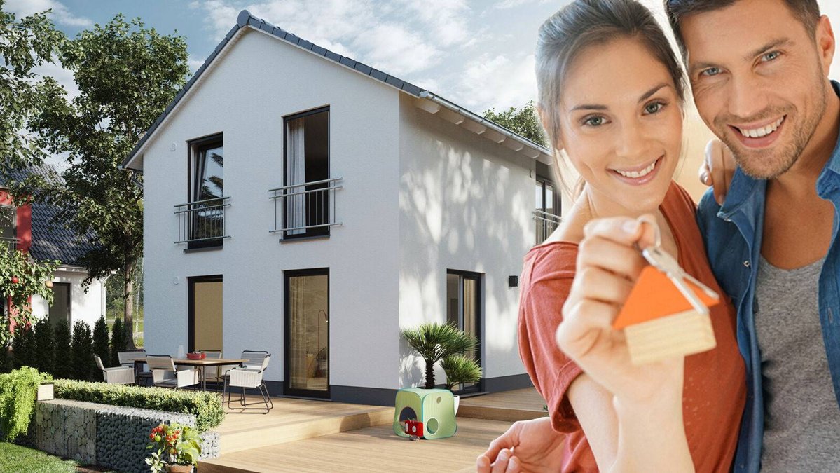 Collage-Haustypen Schlüsselfertiges Haus kaufen mit Grundstück in Baden-Württemberg