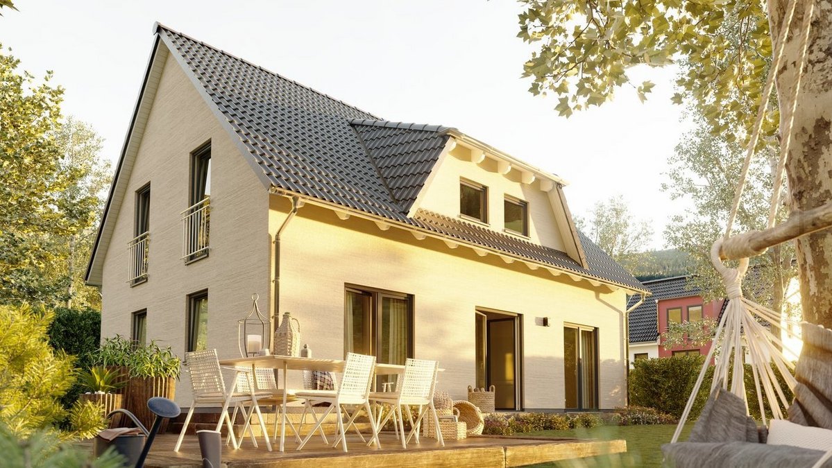 Modernes Einfamilienhaus mit gepflegtem Garten symbolisiert sichere Grundstücksprüfung und Baulastbewertung in Aachen, Düren und NRW