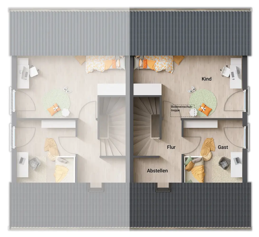 Grundriss-Doppelhaus-Mainz-128-Dachgeschoss-rechts Grundriss Doppelhaushälfte rechts, Dachgeschoss
