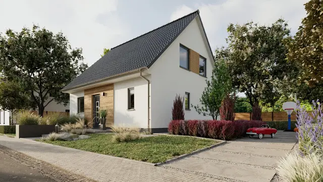 Einfamilienhaus-Flair-110-Strasse-Weiss-Holz